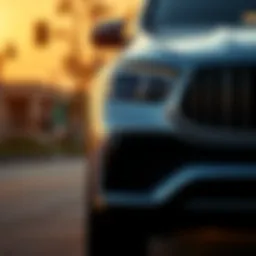 Exterior detail of the 2020 Mercedes Benz GLE AMG showcasing its sleek design