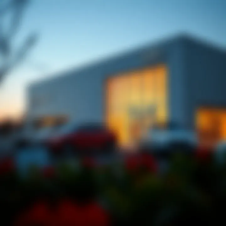 Exterior view of Audi dealership in Golden Valley