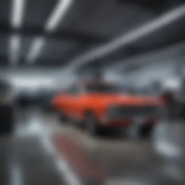Bert Ogden Fiesta Chevrolet Service Center Service center with technicians at work
