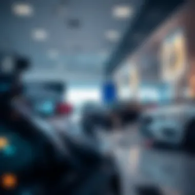 Inside a Buick Dealership in Baytown Showroom of a Buick dealership in Baytown