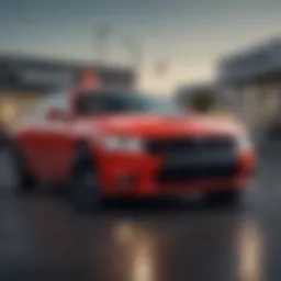 Dodge dealership exterior showcasing available models
