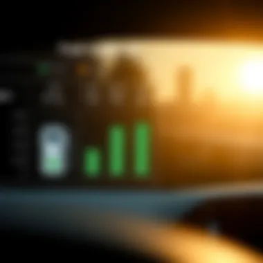 Comparison chart of fuel economy between Camry Hybrid and competitors