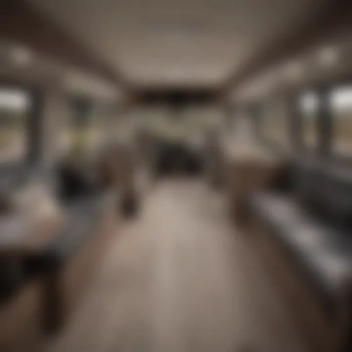 Comparison chart of different Geo Pro RV floor plans