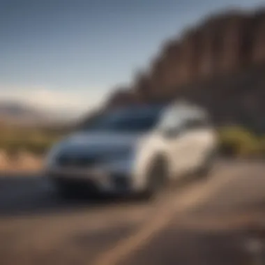 Honda Odyssey parked against a scenic backdrop in El Paso