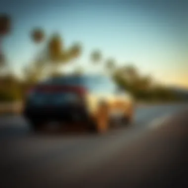 Lamborghini Urus on the road demonstrating performance