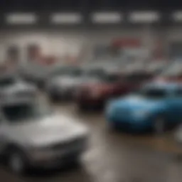 A selection of diverse used cars available at Lawrence Toyota