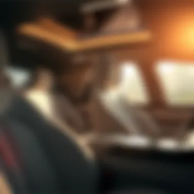 Advanced Technology in Lexus Captain Seats An elegant Lexus vehicle featuring advanced captain seat technology