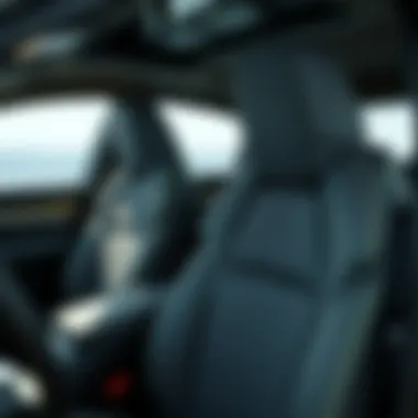 Ergonomic Design of Captain Seats Close-up on the ergonomic design of Lexus captain seats