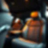 Luxurious interior view showcasing Lexus captain seats