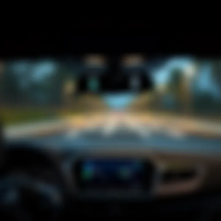 Advanced Technology in Mitsubishi Outlander PHEV Dashboard view of Mitsubishi Outlander PHEV displaying advanced technology features