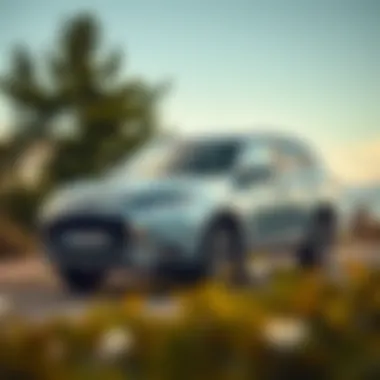 Eco-Friendly Mitsubishi Outlander PHEV Design Mitsubishi Outlander PHEV parked in a scenic location highlighting its eco-friendly design