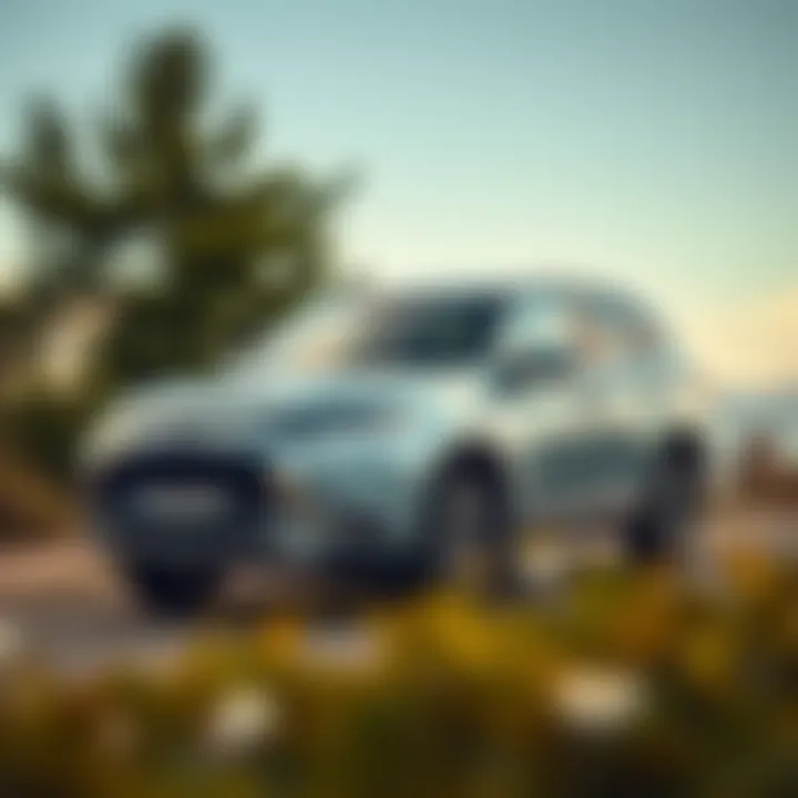 Eco-Friendly Mitsubishi Outlander PHEV Design Mitsubishi Outlander PHEV parked in a scenic location highlighting its eco-friendly design