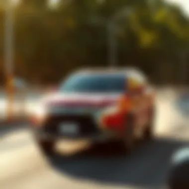 Performance of Mitsubishi Outlander PHEV on the Road Mitsubishi Outlander PHEV in action on the road emphasizing performance