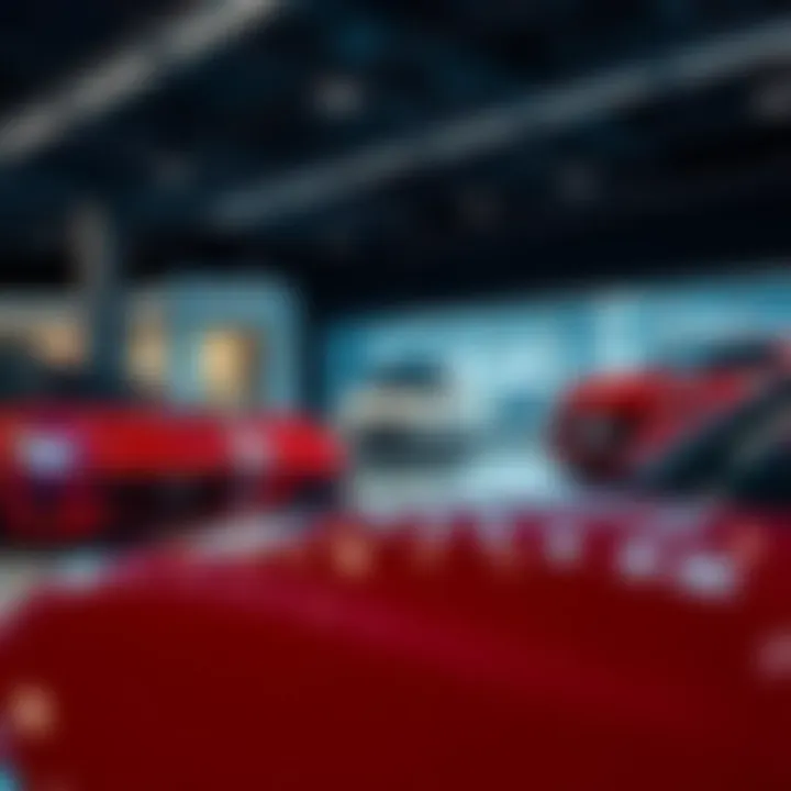 Showroom showcasing the latest models from Chevrolet and Buick