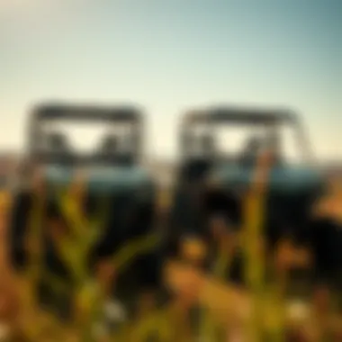 Comparison of Can-Am Defender 800 with Other UTVs Side-by-side comparison of Can-Am Defender 800 with similar UTVs