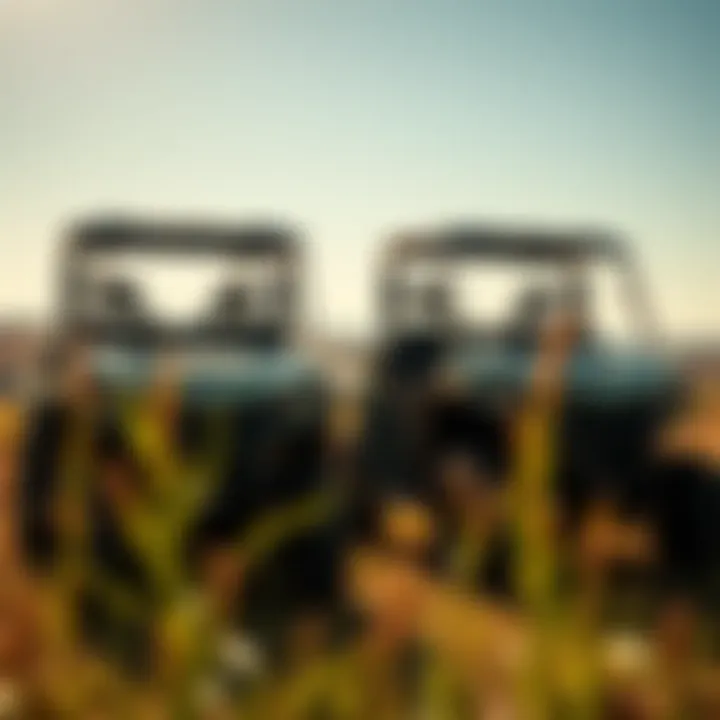 Comparison of Can-Am Defender 800 with Other UTVs Side-by-side comparison of Can-Am Defender 800 with similar UTVs