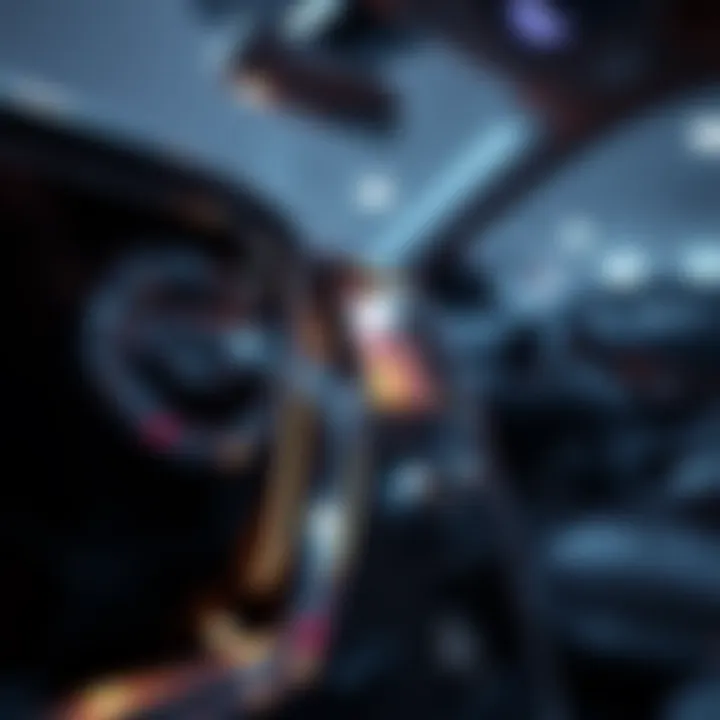 A close-up of a Nissan vehicle's features highlighting technology and comfort