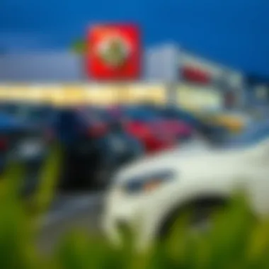 A lineup of pre-owned Nissan vehicles available for sale