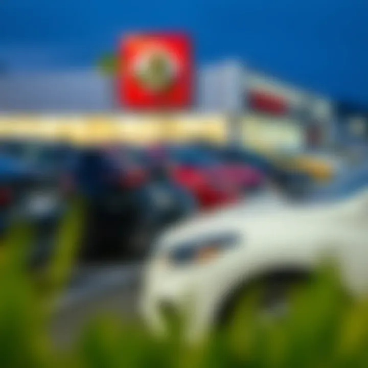 A lineup of pre-owned Nissan vehicles available for sale