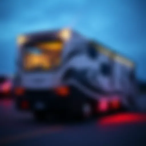 Exterior view of the 2020 Thor Miramar 35.2 showcasing its sleek design and modern aesthetics