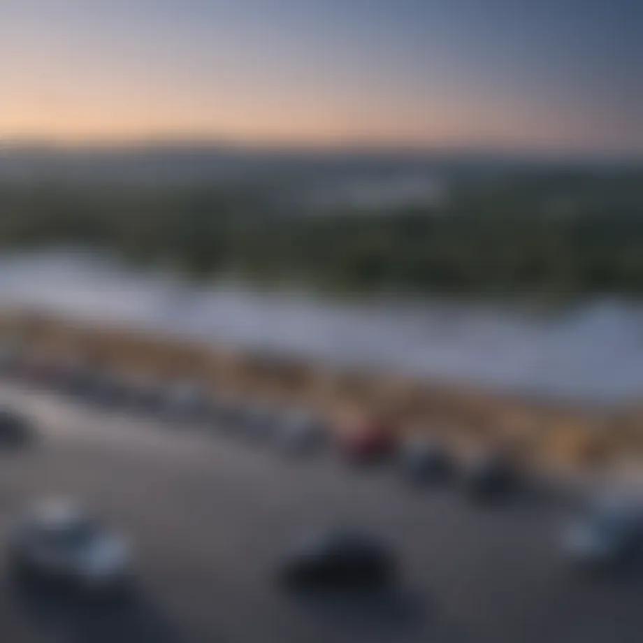 A panoramic view of Kerrville showcasing local dealerships