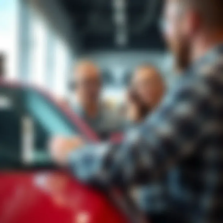 Customer Support at Viva Dodge Customer service representative assisting a client