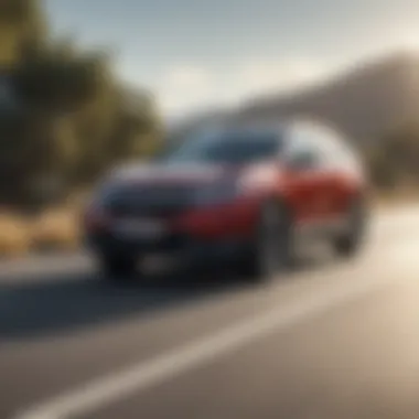 Honda CR-V in action on a scenic road illustrating performance capabilities