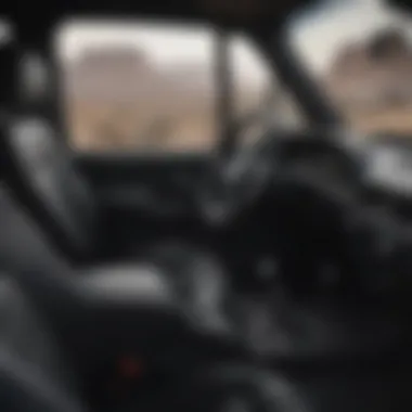 Quality Insights: Interior of Used Gladiator Vehicles Close-up of Gladiator vehicle interior showcasing quality