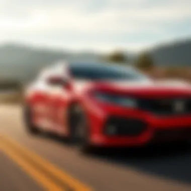 Honda Civic Sport in action on the road