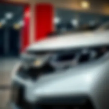 A close-up of Honda's latest model highlighting its advanced features