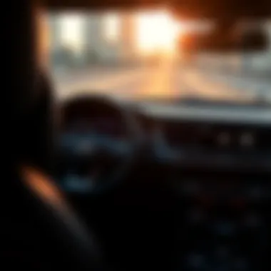 Interior shot displaying the modern dashboard and driver-centric features of the Elantra N Line