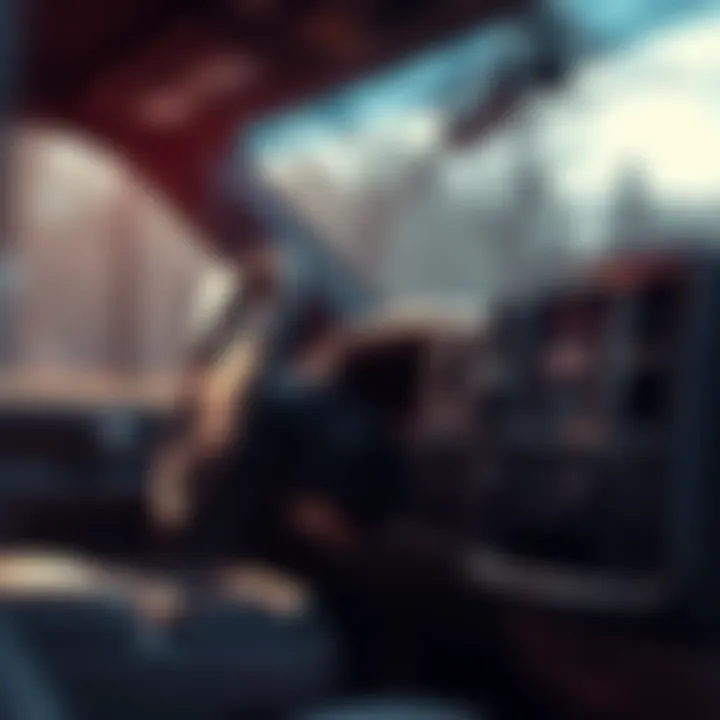 Interior Features of 2004 GMC 2500HD Interior dashboard of the 2004 GMC 2500HD highlighting its features