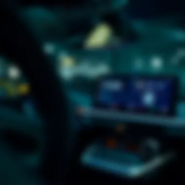 Advanced Technology in the Lexus NX Close-up of the advanced technology features within the Lexus NX