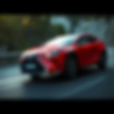 Dynamic Performance of the Lexus NX Dynamic driving scene featuring the Lexus NX on a winding road