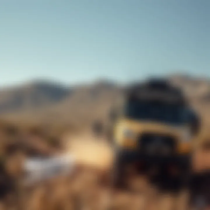 Mission Overland Camper navigating challenging terrain