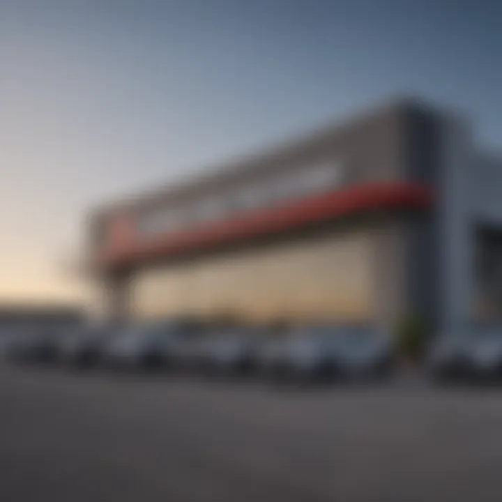 Exterior view of the Mitsubishi dealership in Dothan, Alabama