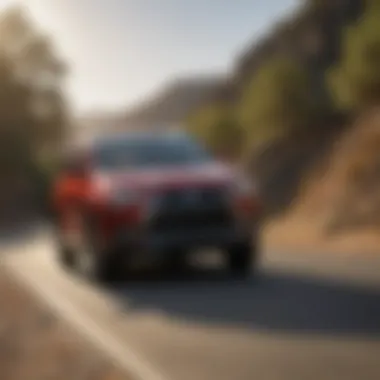 2013 Mitsubishi Outlander Sport in Action on the Open Road A scenic view of the 2013 Mitsubishi Outlander Sport in action on a road