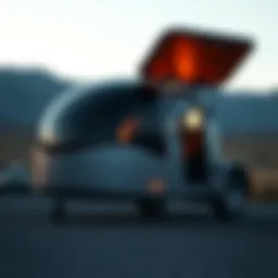 Aerodynamic design of a teardrop trailer