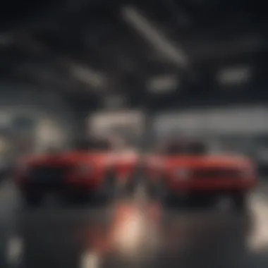 Dodge Showroom with Latest Models Showroom showcasing the latest Dodge models