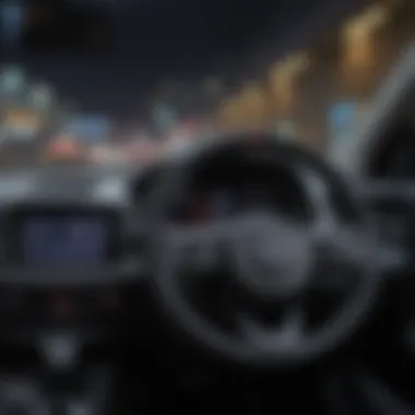 Dashboard of a Kia Sportage showcasing technology features
