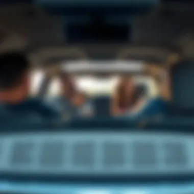 Family enjoying a road trip in the Nissan Armada