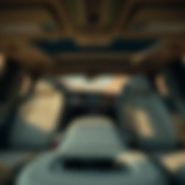 Interior view of Nissan Armada showcasing luxury and space