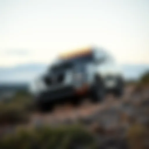 Nissan Armada's Off-Road Capability Nissan Armada navigating through rugged Texas terrain