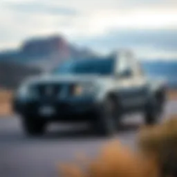 Nissan Frontier showcasing rugged design