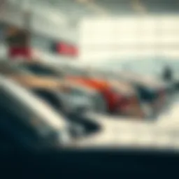 A dynamic view of Nissan models on display in Mount Vernon
