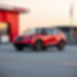 Nissan Kicks exterior design showcasing its sleek lines