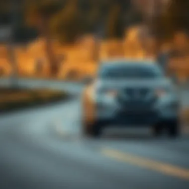 Nissan Rogue S 2WD on a road