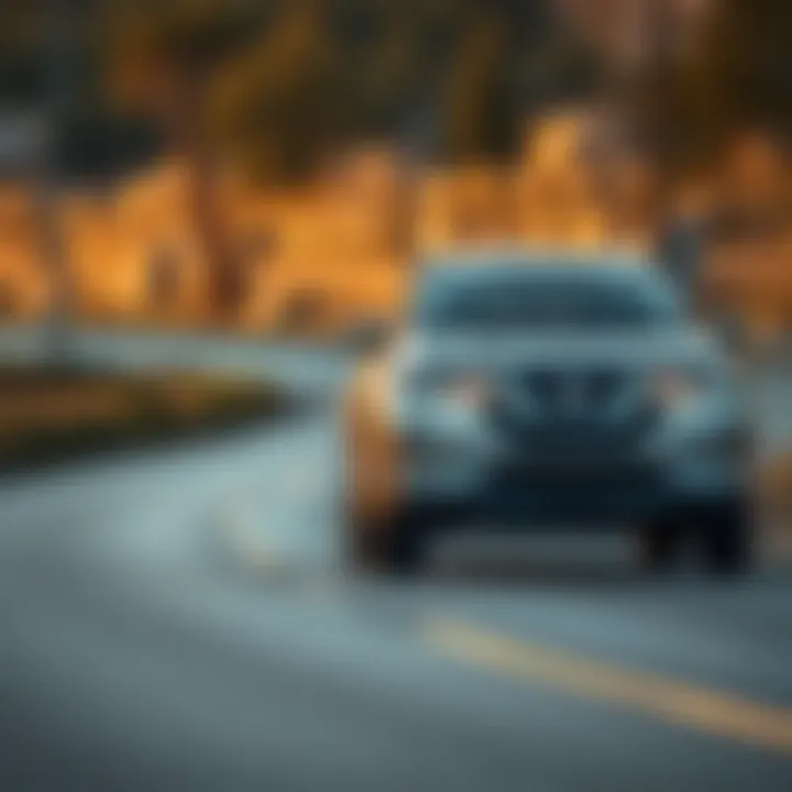 Nissan Rogue S 2WD on a road