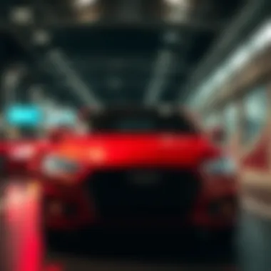 Visual representation of customer satisfaction metrics in the automotive sector