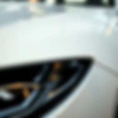 Polished vehicle surface after scratch repair